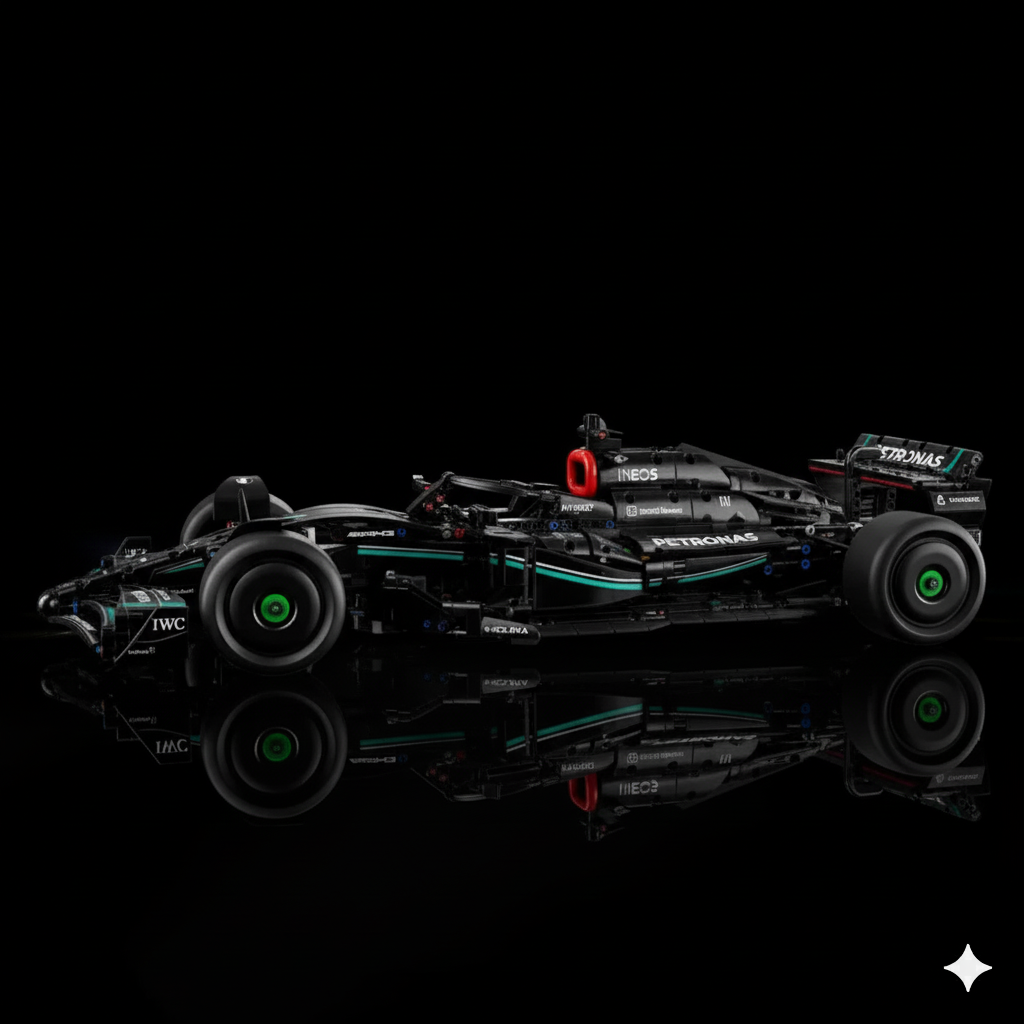 Mercedes-AMG F1 W14 + Quadro de Acrílico ( 1642 peças LEGO® )