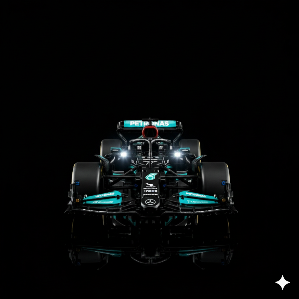 Mercedes-AMG F1 W14 + Quadro de Acrílico ( 1642 peças LEGO® )