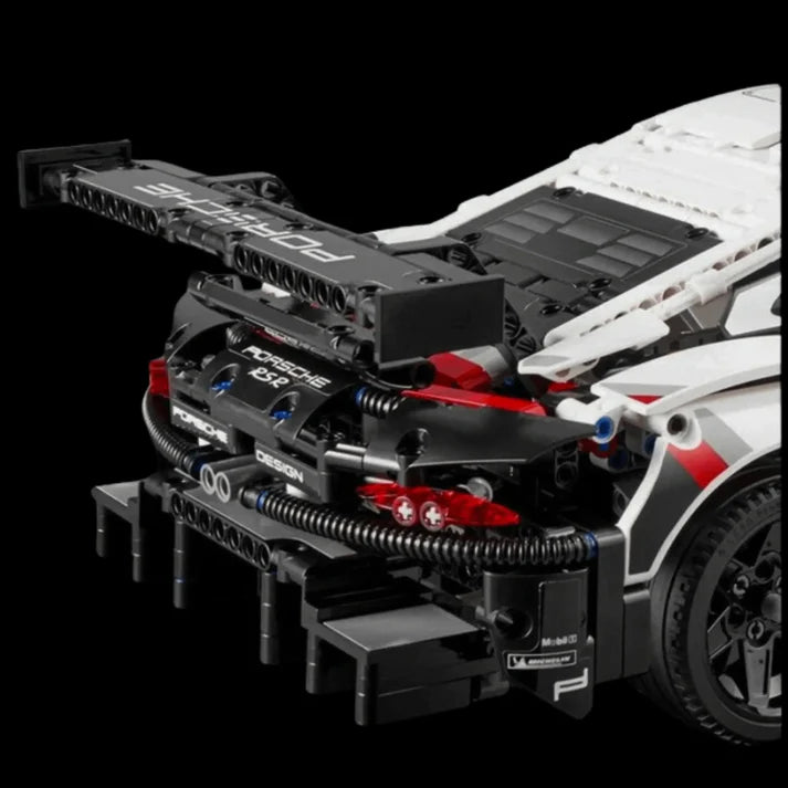 Porsche 911 RSR + Quadro de Acrílico (1580 peças LEGO®)