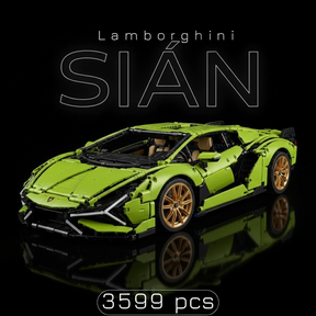 Lamborghini Sián + Quadro de Acrílico (3599 peças  LEGO®)