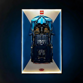 Bugatti Chiron Azul + Quadro de Acrílico (3599 peças LEGO®)