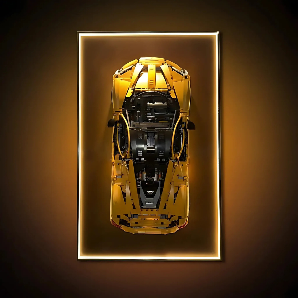 McLaren P1 + Quadro de Acrílico (3893 peças  LEGO®)