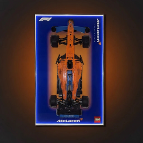 McLaren F1 + Quadro de Acrílico (1432 peças LEGO®)