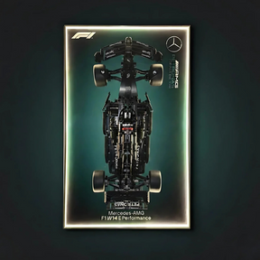 Mercedes-AMG F1 W14 + Quadro de Acrílico ( 1642 peças LEGO® )