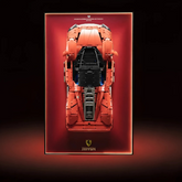Ferrari Daytona SP3 Vermelha + Quadro de Acrílico (3778 peças  LEGO®)