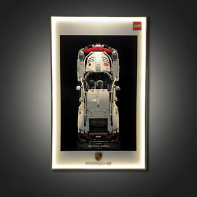 Porsche 911 RSR + Quadro de Acrílico (1580 peças LEGO®)