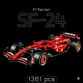 Ferrari F1 SF24 + Quadro de Acrílico (1361 peças  LEGO®)