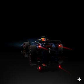Red Bull RB20 F1 +  Quadro de Acrílico ( 1639 pecas LEGO® )