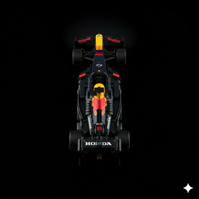 Red Bull RB20 F1 +  Quadro de Acrílico ( 1639 pecas LEGO® )