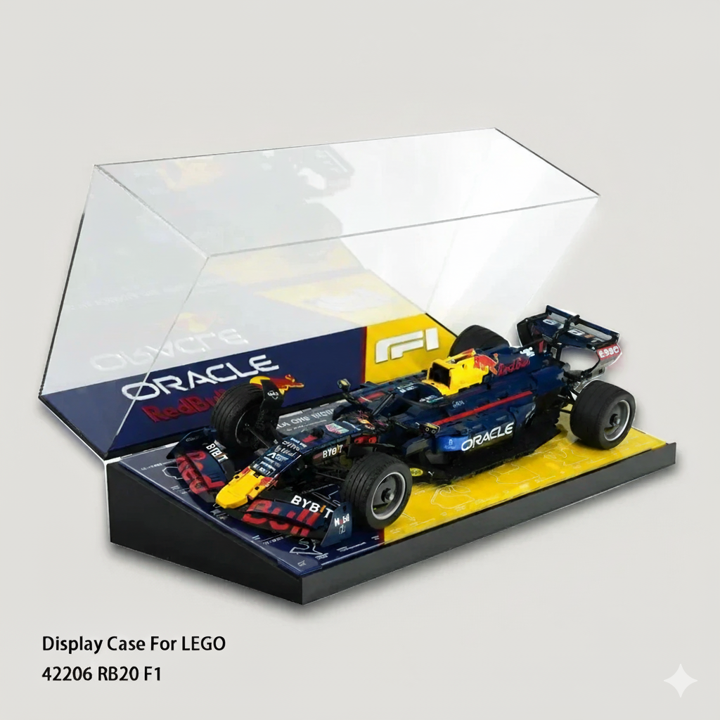 Combo Vitrine de 4 Andares + 4 Carros LEGO® F1