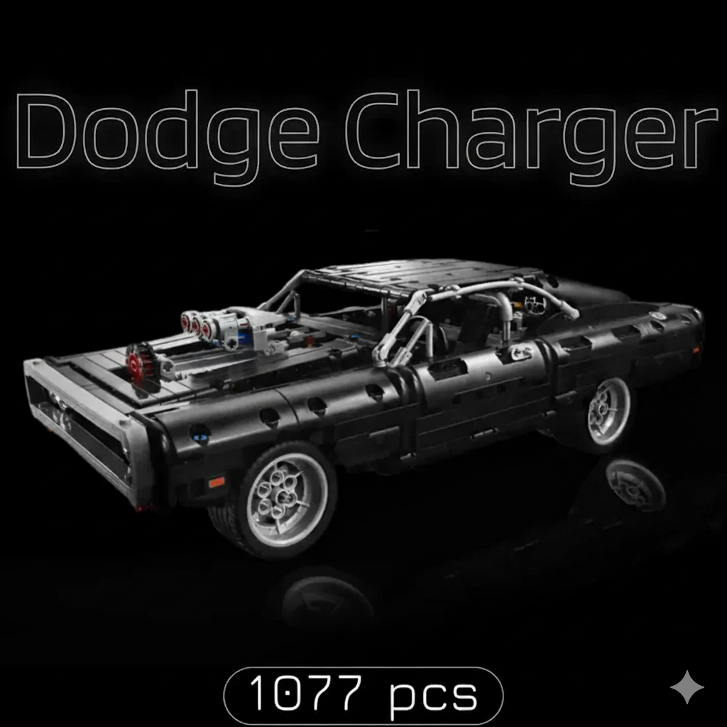 Dodge Charger 1970  ( 1077 peças LEGO® )