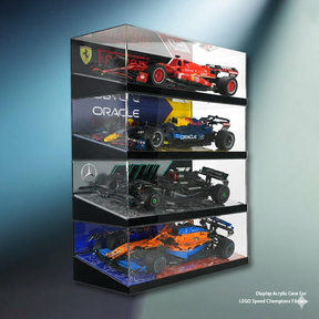 Combo Vitrine de 4 Andares + 4 Carros LEGO® F1