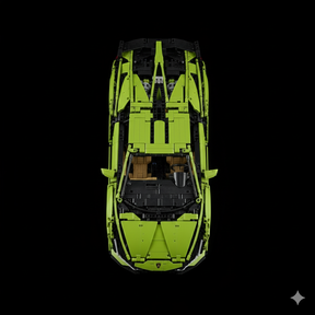 Lamborghini Sián + Quadro de Acrílico (3599 peças  LEGO®)