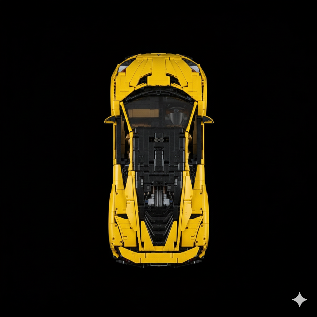 McLaren P1 + Quadro de Acrílico (3893 peças  LEGO®)