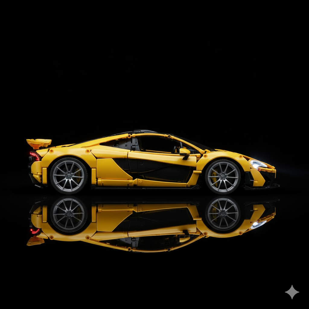 McLaren P1 + Quadro de Acrílico (3893 peças  LEGO®)