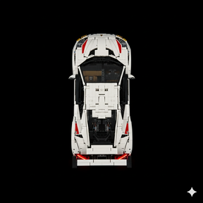 Porsche 911 RSR + Quadro de Acrílico (1580 peças LEGO®)