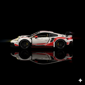 Porsche 911 RSR + Quadro de Acrílico (1580 peças LEGO®)