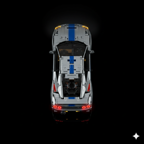 Nissan Skyline GT-R (R34) + Quadro  de Acrílico ( 1580 peças LEGO® )