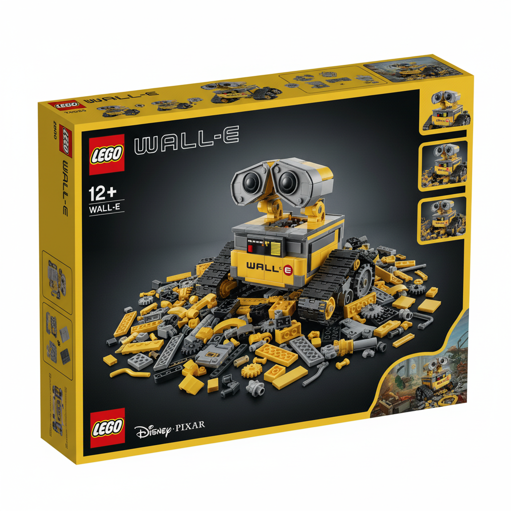 Wall-E + Controle Remoto (687 peças LEGO®)